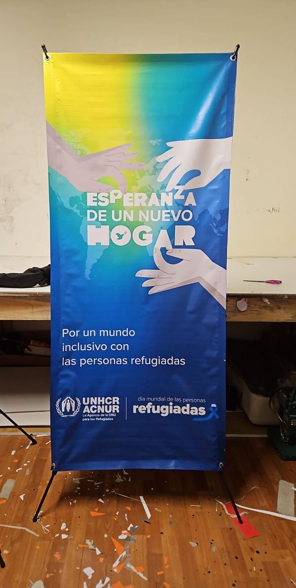 ACNUR · ONU — Banner Día Mundial Refugiados producido por Punto Clave en Monterrey