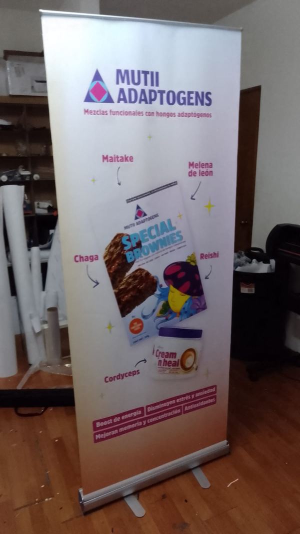Mutii Adaptogens — Roll-up mezclas funcionales producido por Punto Clave en Monterrey