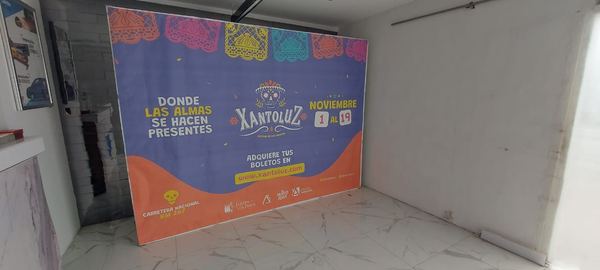 Festival Xantoluz — Pared Día de Muertos producido por Punto Clave en Monterrey