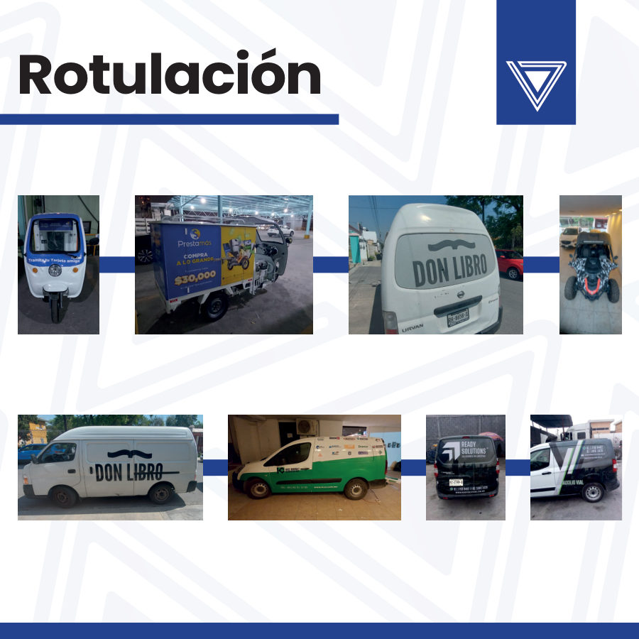 Página del catálogo de Rotulación Vehicular de Punto Clave