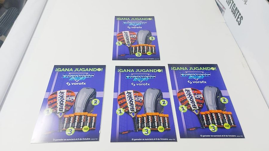 Promoción en piso de venta — paneles impresos a todo color, producido por Punto Clave en Monterrey