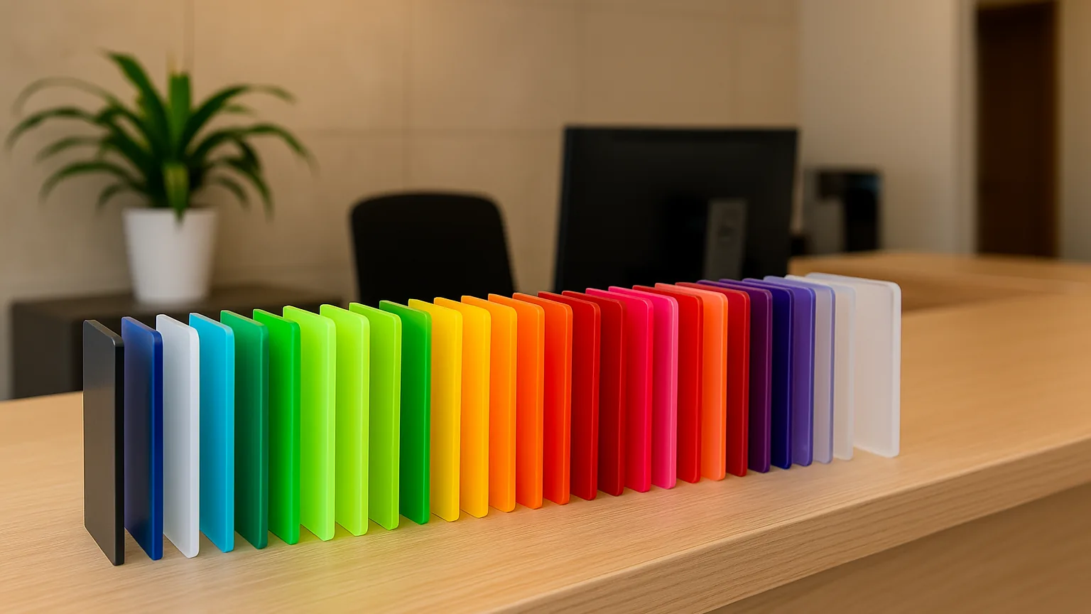 Láminas de acrílico en más de 80 colores y acabados