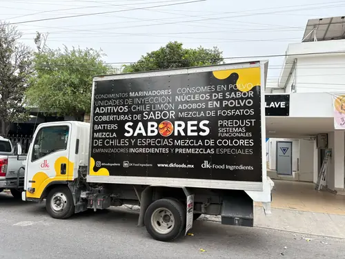 DK Food Ingredients — camion lateral sabores