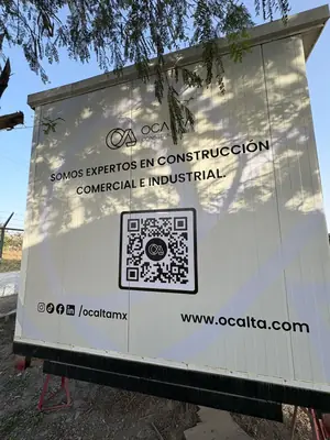 Ocalta Construcciones — traila trasera qr grande